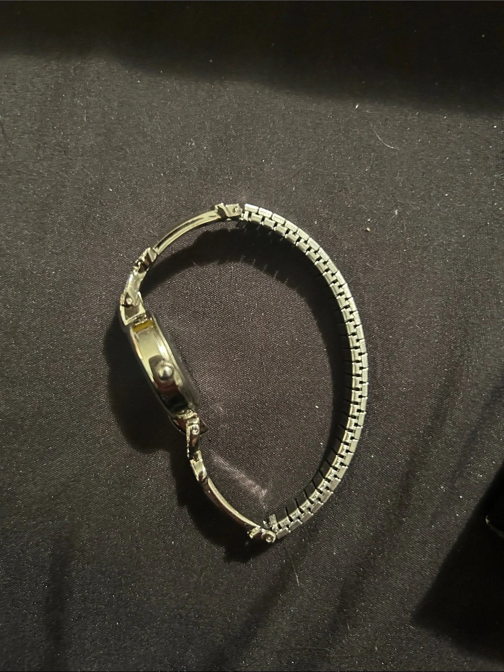 Avon Silver Crystal Accent Women's Bracelet Watch